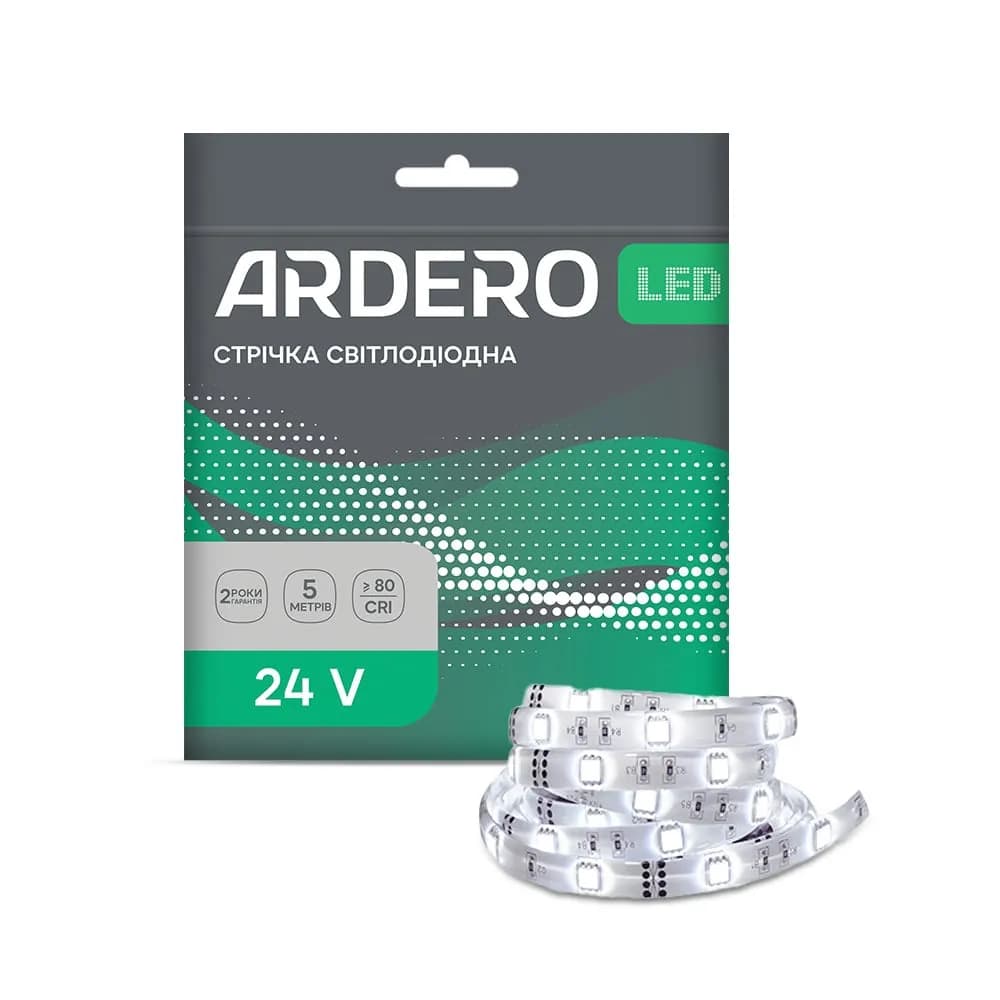 Світлодіодна стрічка Ardero LS806ARD 24В RGB - 353633348