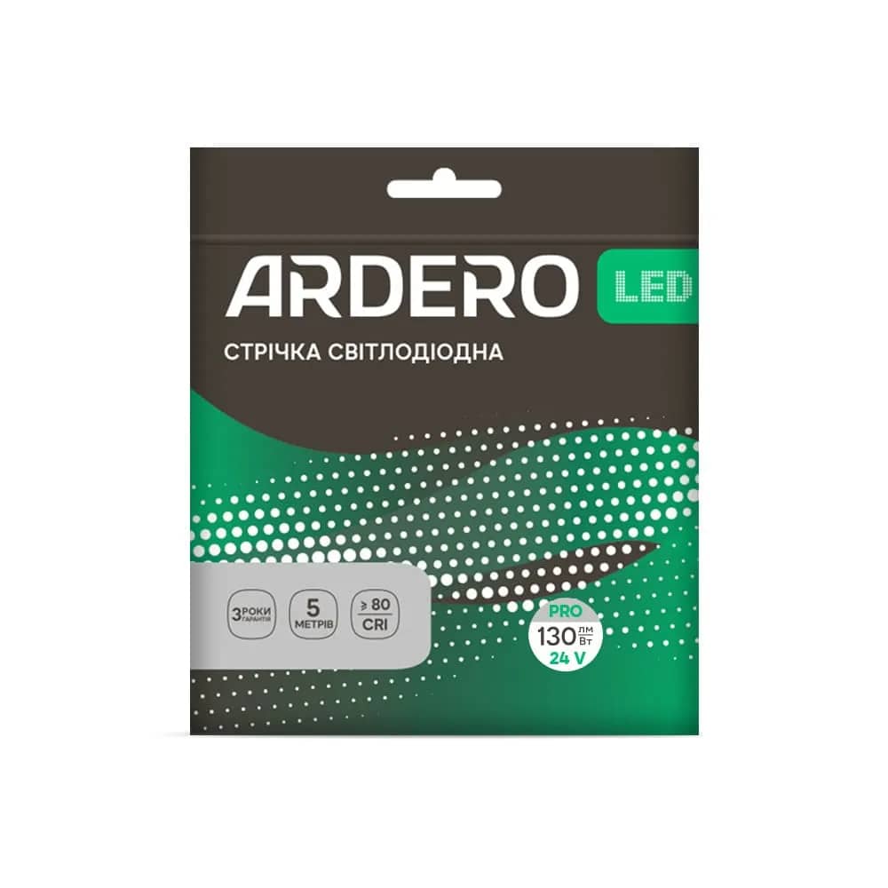 Світлодіодна стрічка Ardero LS812ARD PRO 24В 13.5Вт 3000K - 379764