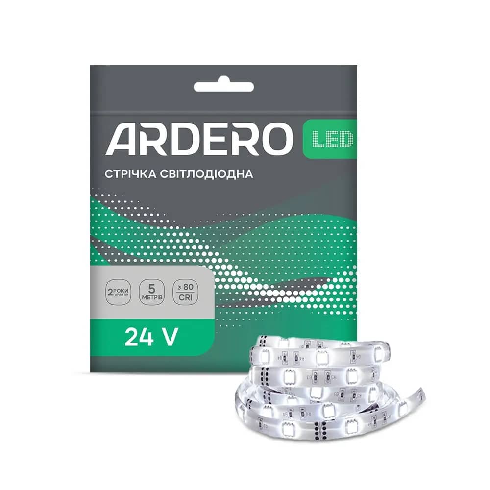 Світлодіодна стрічка Ardero LS813ARD 24В 3500K - 379773