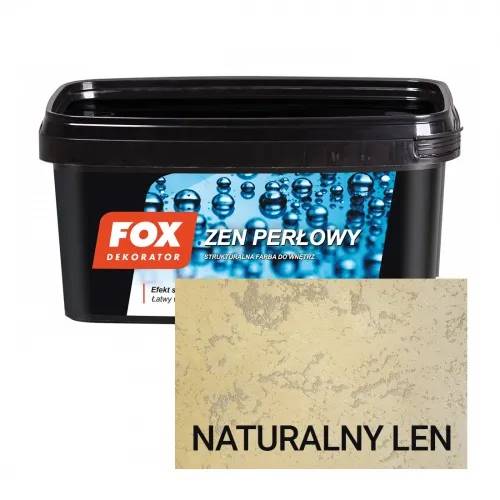 Фарба структурна Fox Dekorator Zen Perlowy NATURALNY LEN натуральний льон 1л - 379815