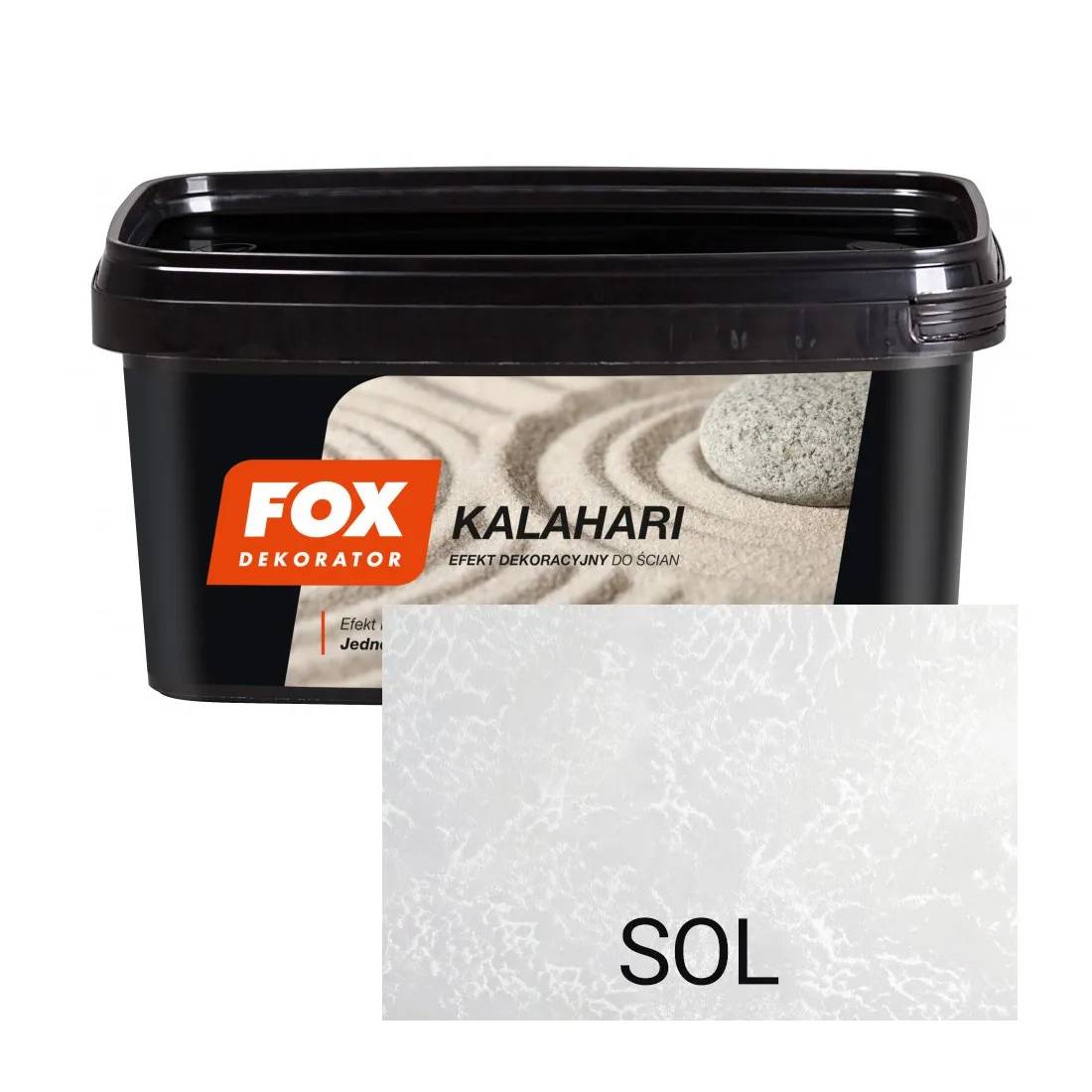 Краска декоративная структурная Fox Dekorator Kalahari Sol 1л - 379833