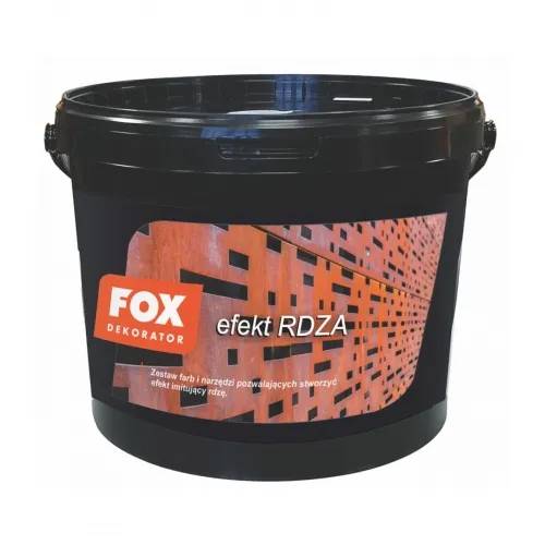 Фарба структурна Fox Dekorator Efekt Rdza декоративна з ефектом іржі (набір на 10м²) 3кг - 380466