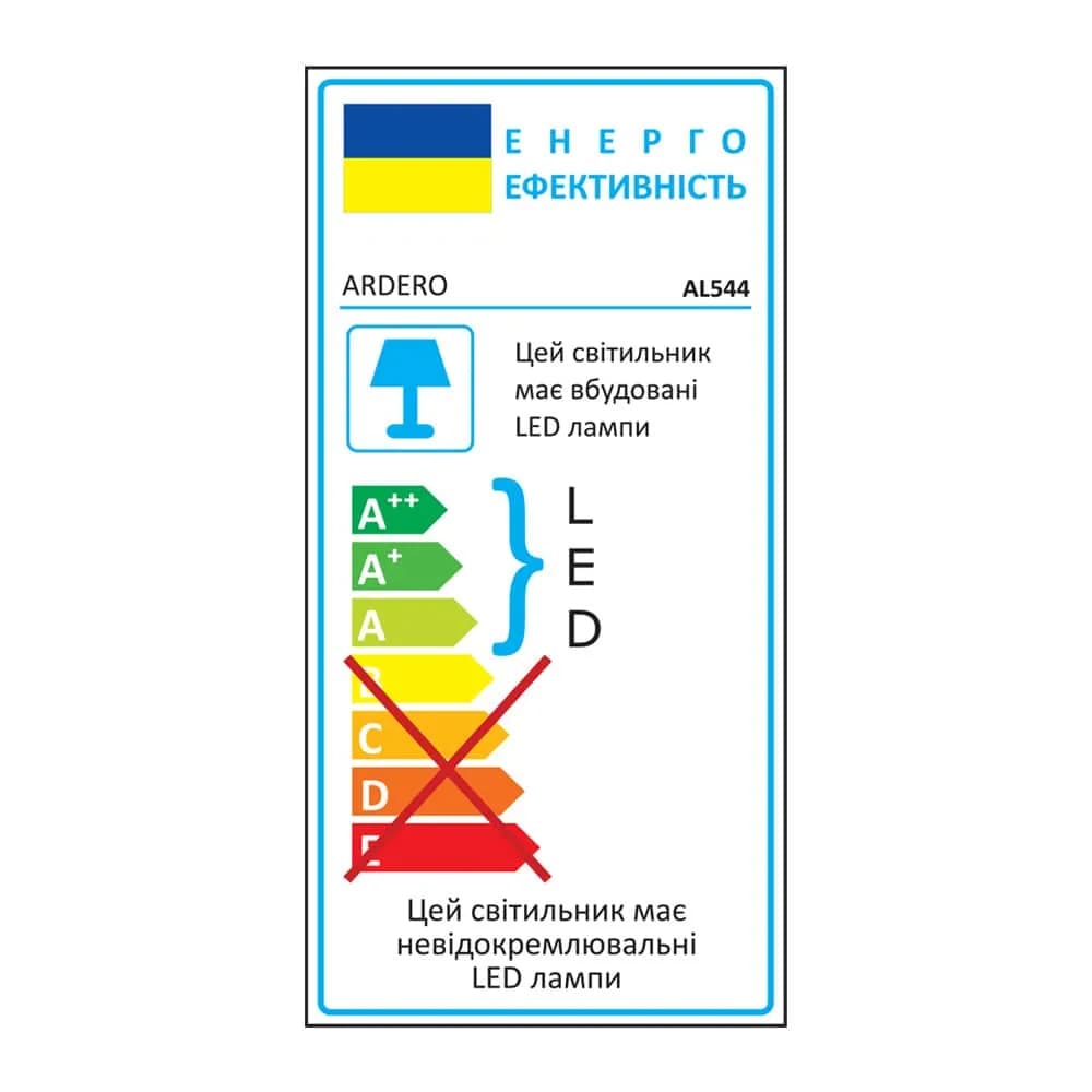 Світлодіодний накладний світильник Ardero AL544 10Вт 4000K чорний - 381050