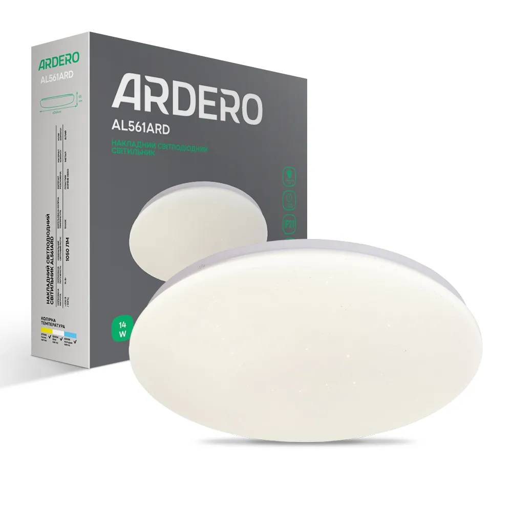 Світлодіодний накладний світильник Ardero AL561ARD 14Вт 5000K зоряне небо - 381072