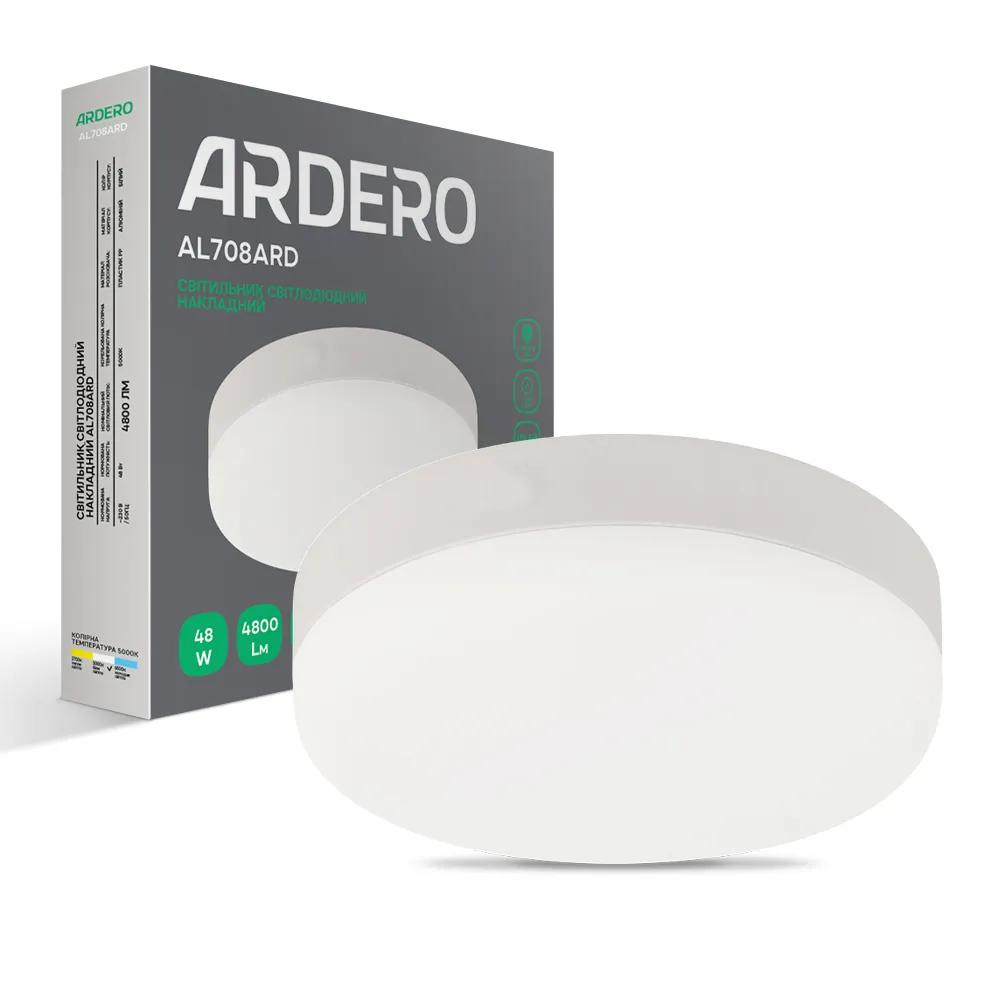 Світлодіодний накладний світильник Ardero AL708ARD 48Вт 5000K білий - 381279