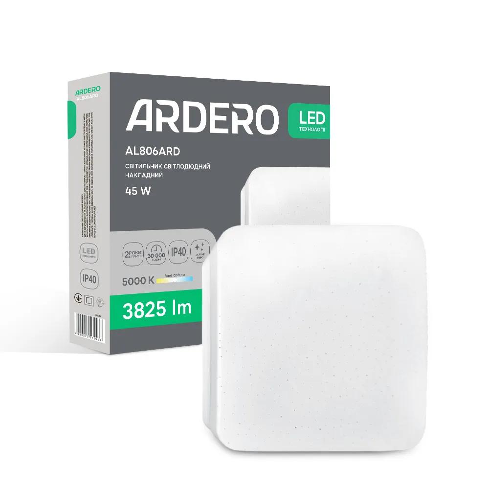 Світлодіодний накладний світильник Ardero AL806ARD 45Вт 5000K білий - 381354