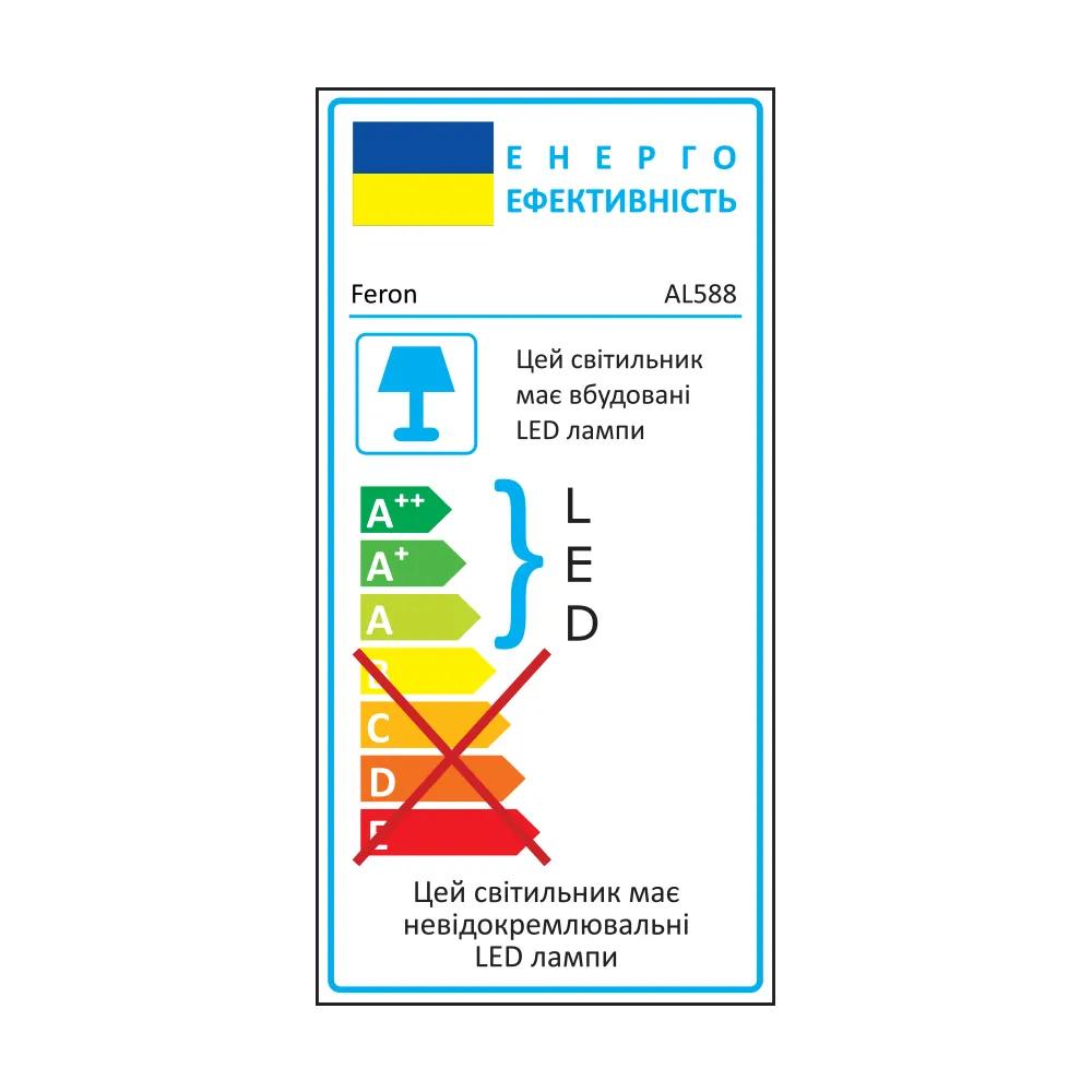 Світлодіодний накладний світильник Feron AL588 12Вт 5000K білий - 381491