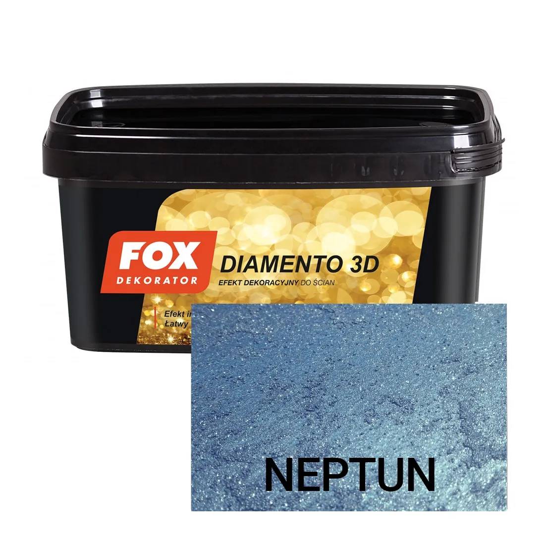 Фарба структурна Fox Dekorator Diamento 3D NEPTUN 1л - 381537