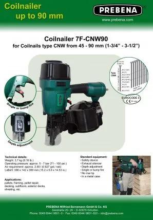 Пневмопістолет цвяхозабивний Prebena 7F-CNW90 - 383539