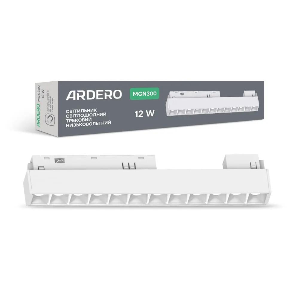 Світлодіодний магнітний трековий світильник Ardero MGN300 12Вт 4000K білий - 383907