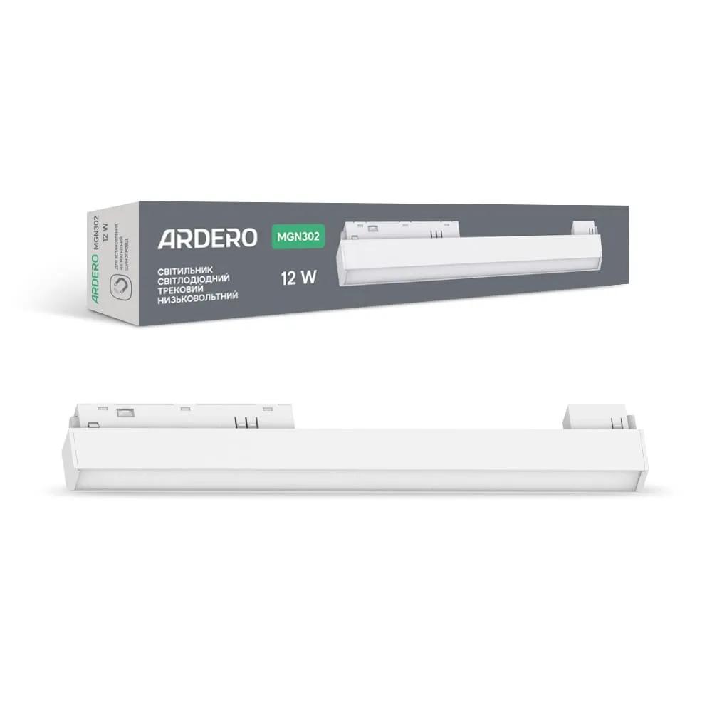 Светодиодный магнитный трековый светильник Ardero MGN302 12Вт 4000K белый - 383913