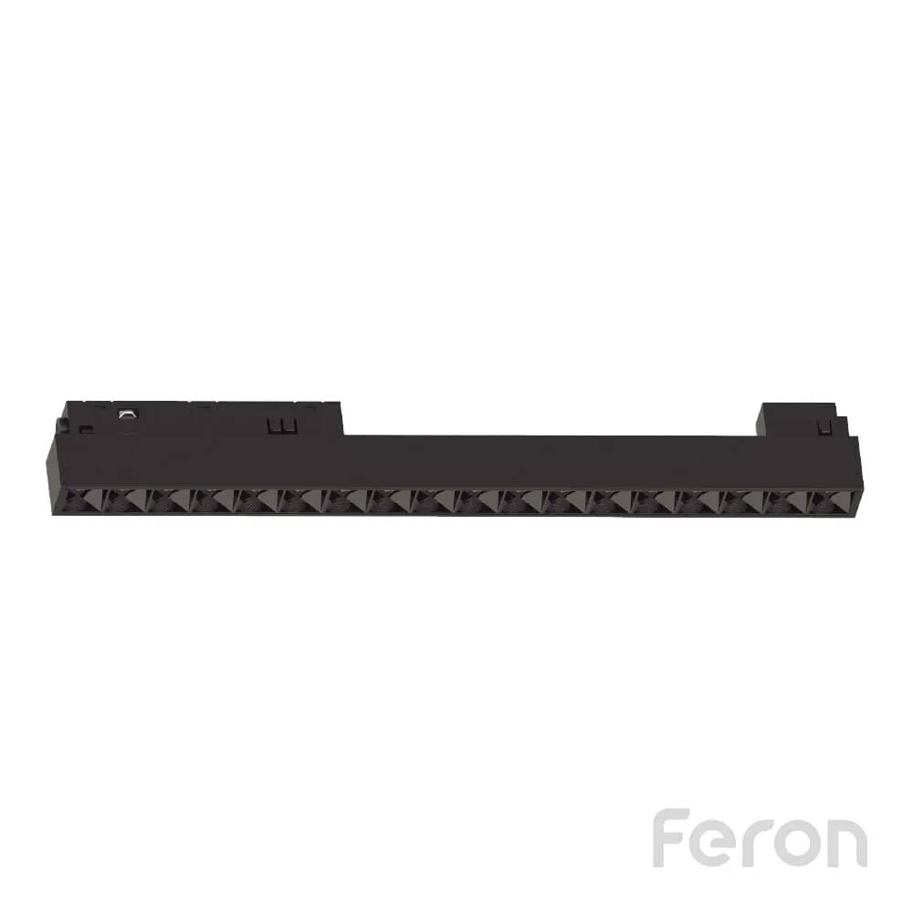 Світлодіодний магнітний трековий світильник Feron MGN300 18Вт 4000K чорний - 383995