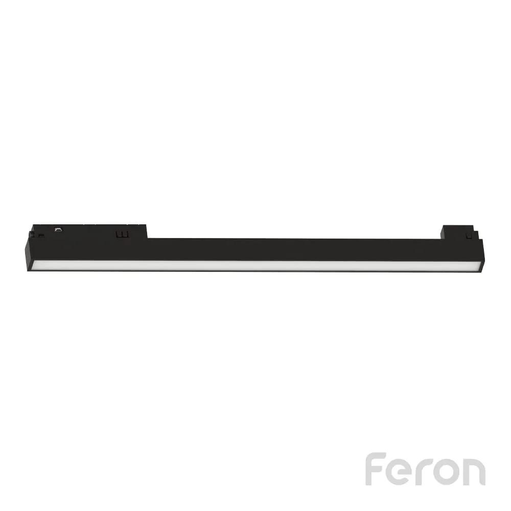Світлодіодний магнітний трековий світильник Feron MGN302 18Вт 4000K чорний - 384004