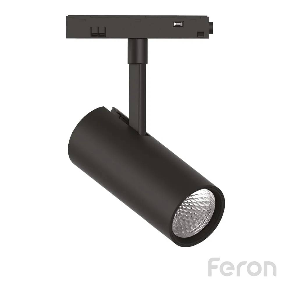Світлодіодний магнітний трековий світильник Feron MGN303 10Вт 4000K чорний - 384010