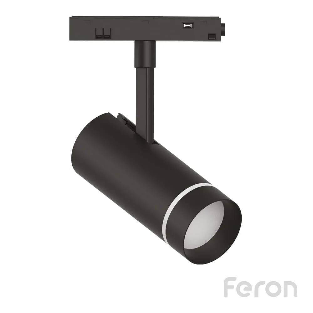 Світлодіодний магнітний трековий світильник Feron MGN304 10Вт 4000K чорний - 384013