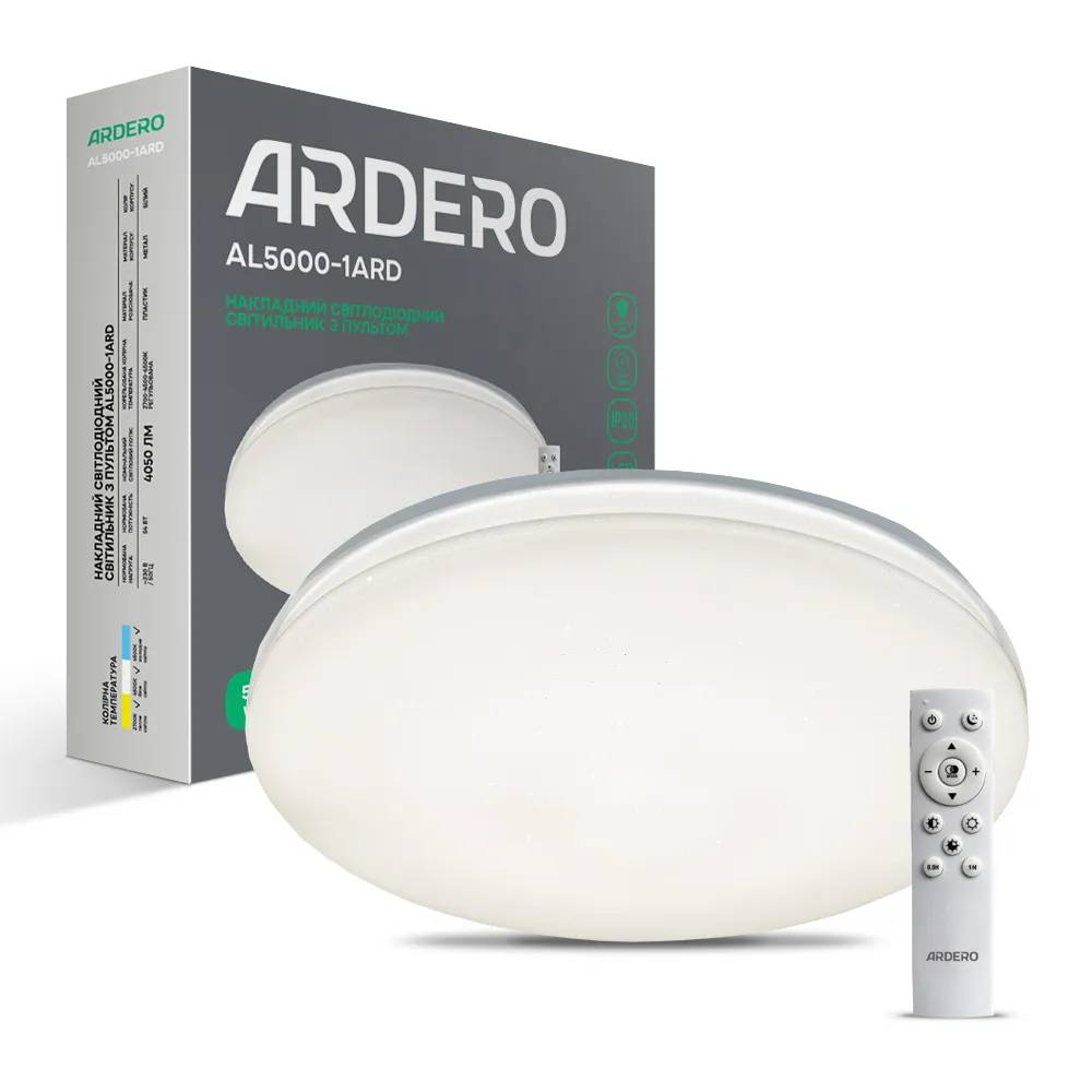 Світлодіодний світильник Ardero AL5000-1ARD MONO 54Вт білий - 385506