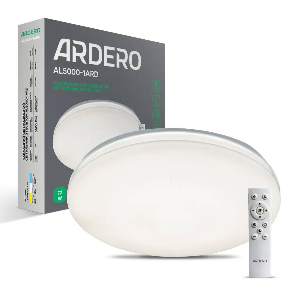 Світлодіодний світильник Ardero AL5000-1ARD MONO 72Вт білий - 385509