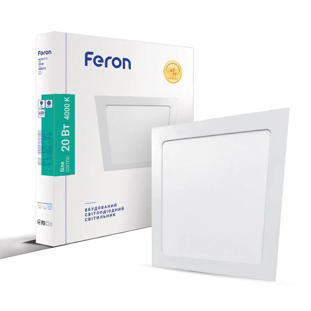 Світлодіодний світильник Feron AL511-1 20Вт 4000K - 385642