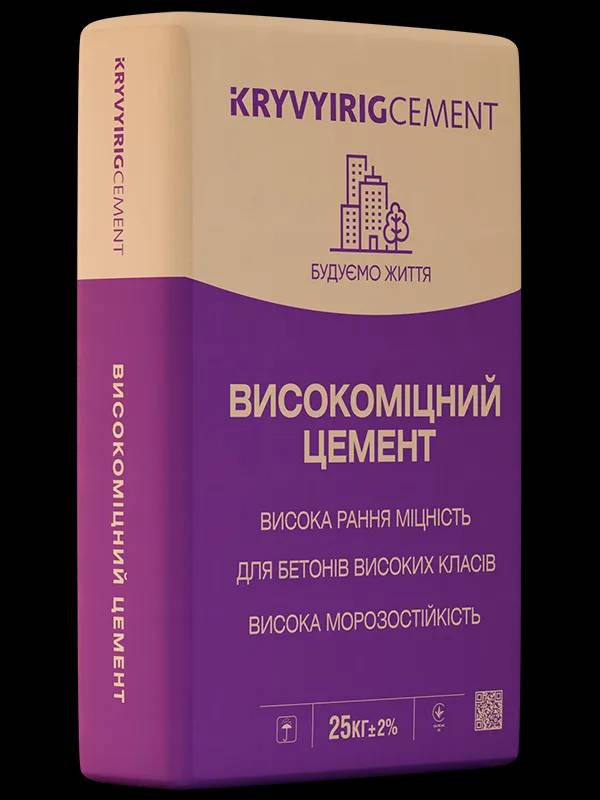 Цемент Kryvyi Rig Cement II/A-S 42.5 N М-500 25 кг (56 м/пал) - 386969