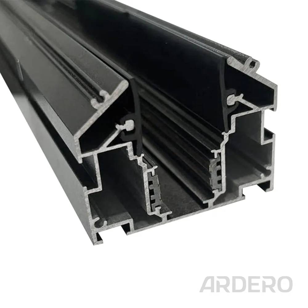 Шинопровод Ardero CABM1005 для натяжных потолков встроенный 2м черный - 387589