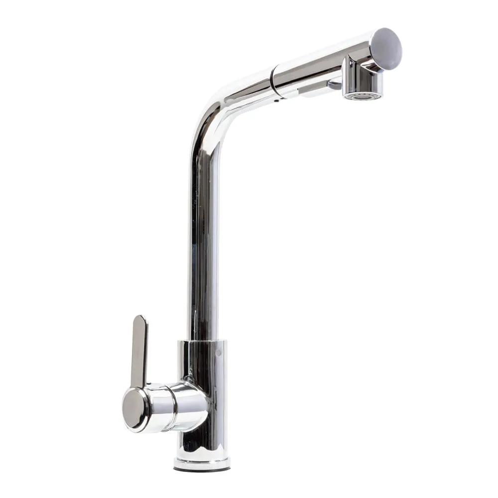 Змішувач кухонний з висувною лійкою FC-1 Platinum (polished) - 387694