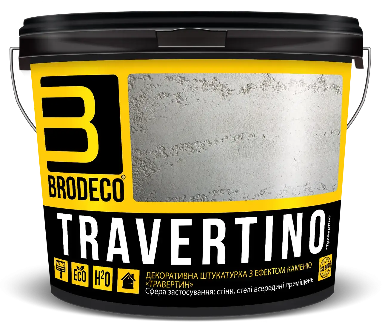 Декоративна штукатурка Brodeco Travertino (травертин) 15кг, ФМ28 - 388366