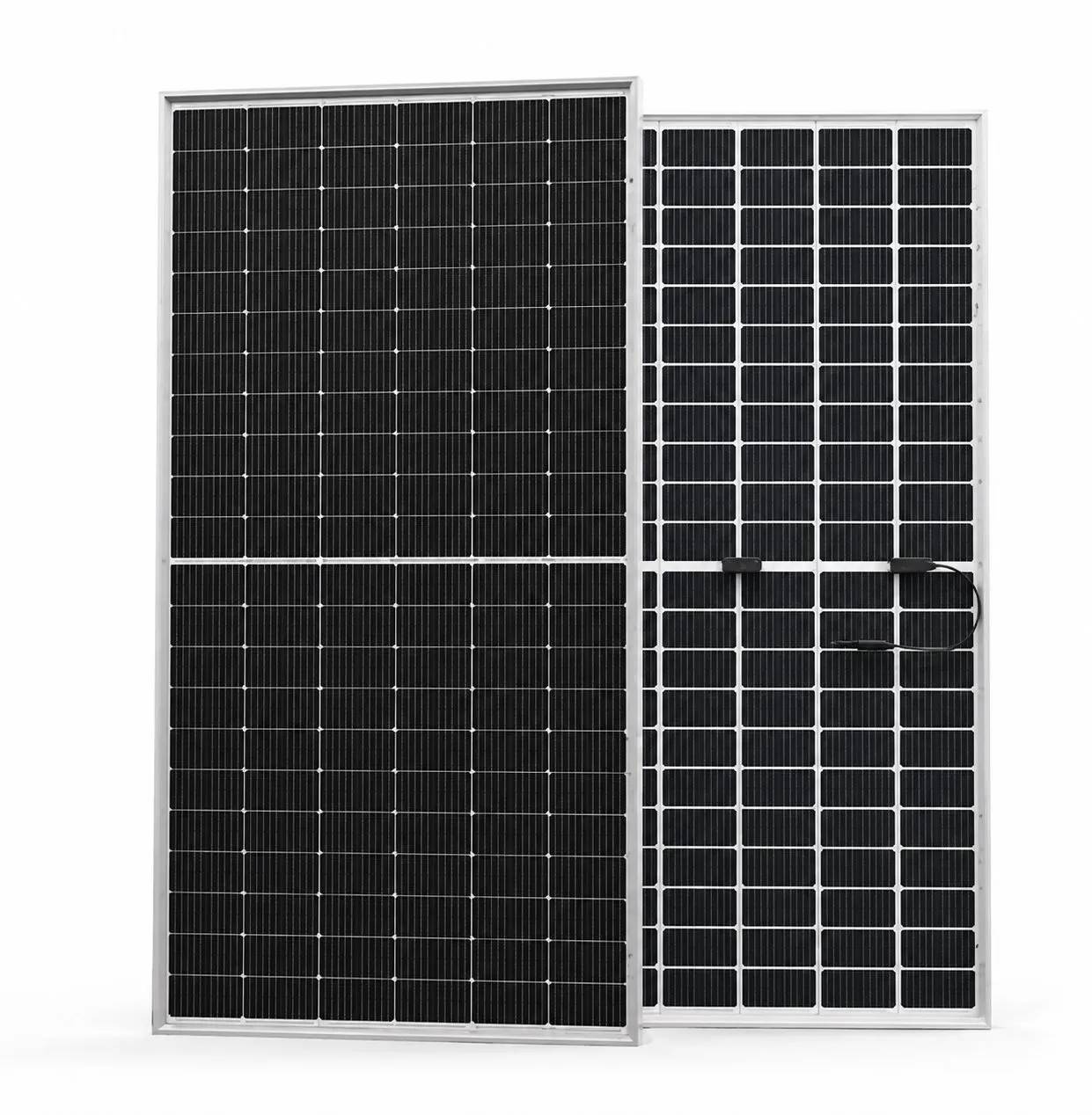 Сонячна монокристалічна двостороння панель 630 Вт, N-type TOPCon, Bifacial, Double Glass - 388391