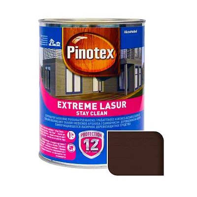 Лазурь деревозащитнная Pinotex Extreme Lasur, 1 л, палисандр, полуматовый - 395005