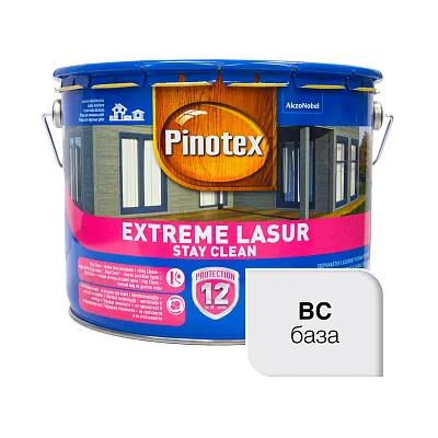 Лазурь деревозащитнная Pinotex Extreme Lasur, 10 л, бесцветный, полуматовый - 395045