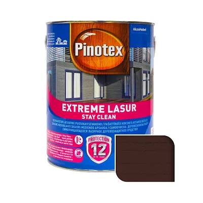 Лазур деревозахисний Pinotex Extreme Lasur, 3 л, палісандр, напівматовий - 395165
