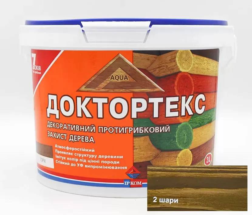 ЛазурьДоктортекс ИРКОМ ИР-013, 10 л, оливковое дерево - 395599