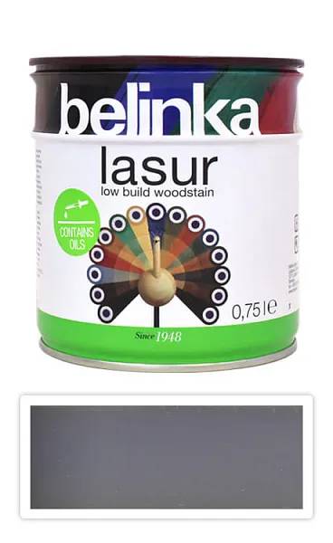 Краска-лазурь для древесины Belinka Lasur, 0,75 л, 30 платиново-серая - 395766