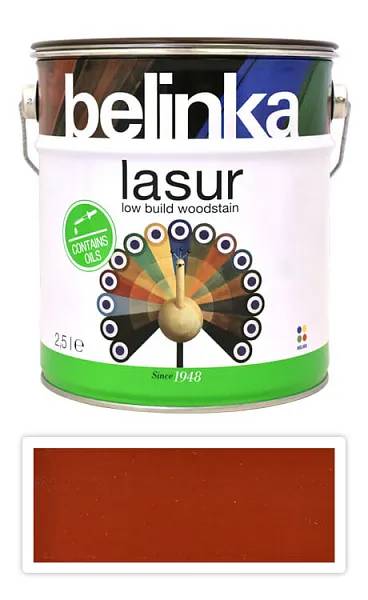 Фарба-лазур для деревини Belinka Lasur, 2,5 л, 18 червона - 395788