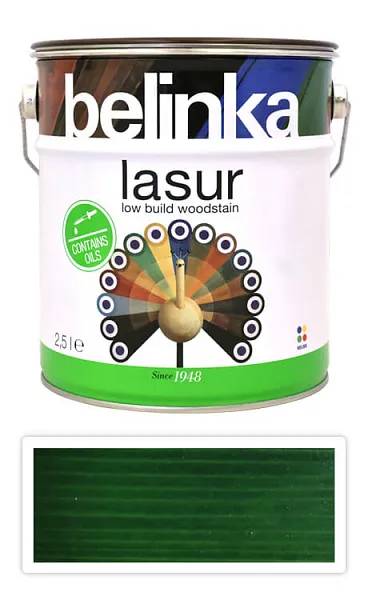 Фарба-лазур для деревини Belinka Lasur, 2,5 л, 19 зелена - 395790