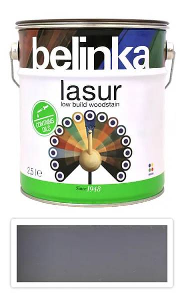 Краска-лазурь для древесины Belinka Lasur, 2,5 л, 30 платиново-серая - 395802
