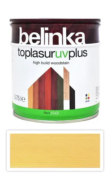 Фарба-лазур для деревини Belinka TopLasur UV Plus, 0,75 л, belinka 12 безбарвна - 395812