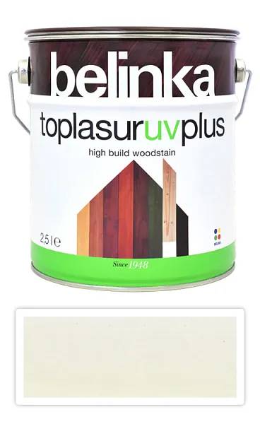 Краска-лазурь для древесины Belinka TopLasur UV Plus, 2,5 л, belinka 11 белая - 396020