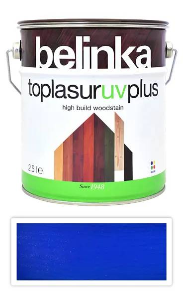 Краска-лазурь для древесины Belinka TopLasur UV Plus, 2,5 л, belinka 72 сатиново-синий - 396156