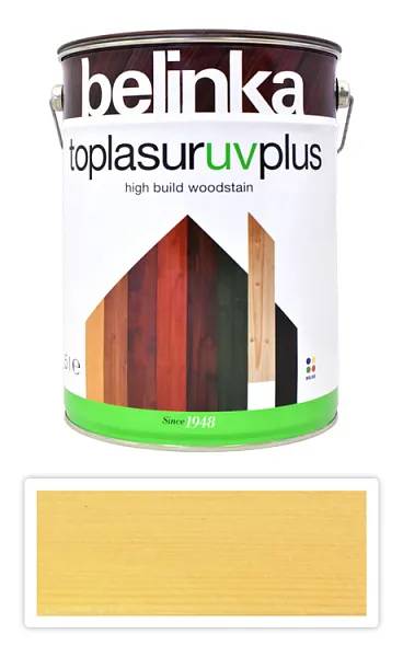 Краска-лазурь для древесины Belinka TopLasur UV Plus, 5 л, belinka 12 бесцветная - 396172