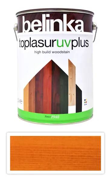Фарба-лазур для деревини Belinka TopLasur UV Plus, 5 л, belinka 14 модрина - 396188