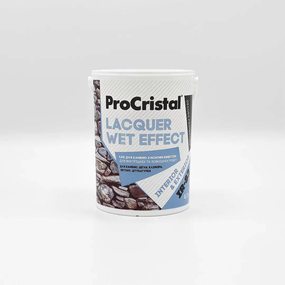 Лак для камня мокрый эффект ProCristal Lacquer Wet Effect IР-83, 0,7 кг - 396806