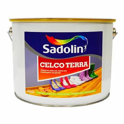 Лак для підлоги Sadolin Celco Terra, 10 л, безбарвний, напівматовий - 396827