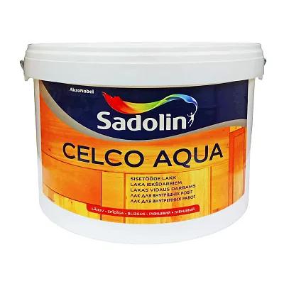 Лак для стен Sadolin Celco Aqua, 1 л, бесцветный, матовый - 396844