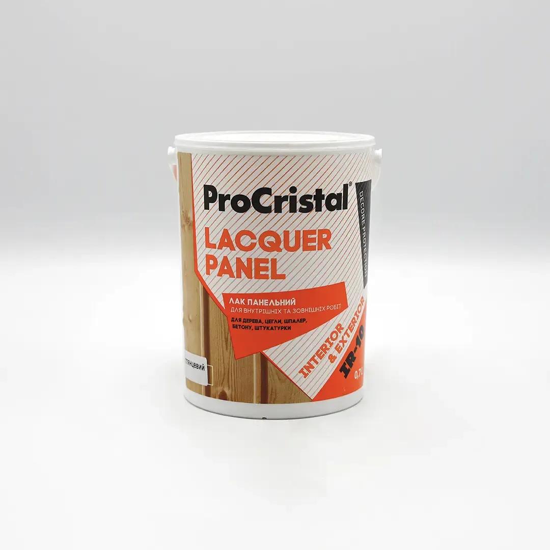 Лак панельний ProCristal Lacquer Panel ІР-10, 0,7 л, безбарвний, глянсовий - 396976