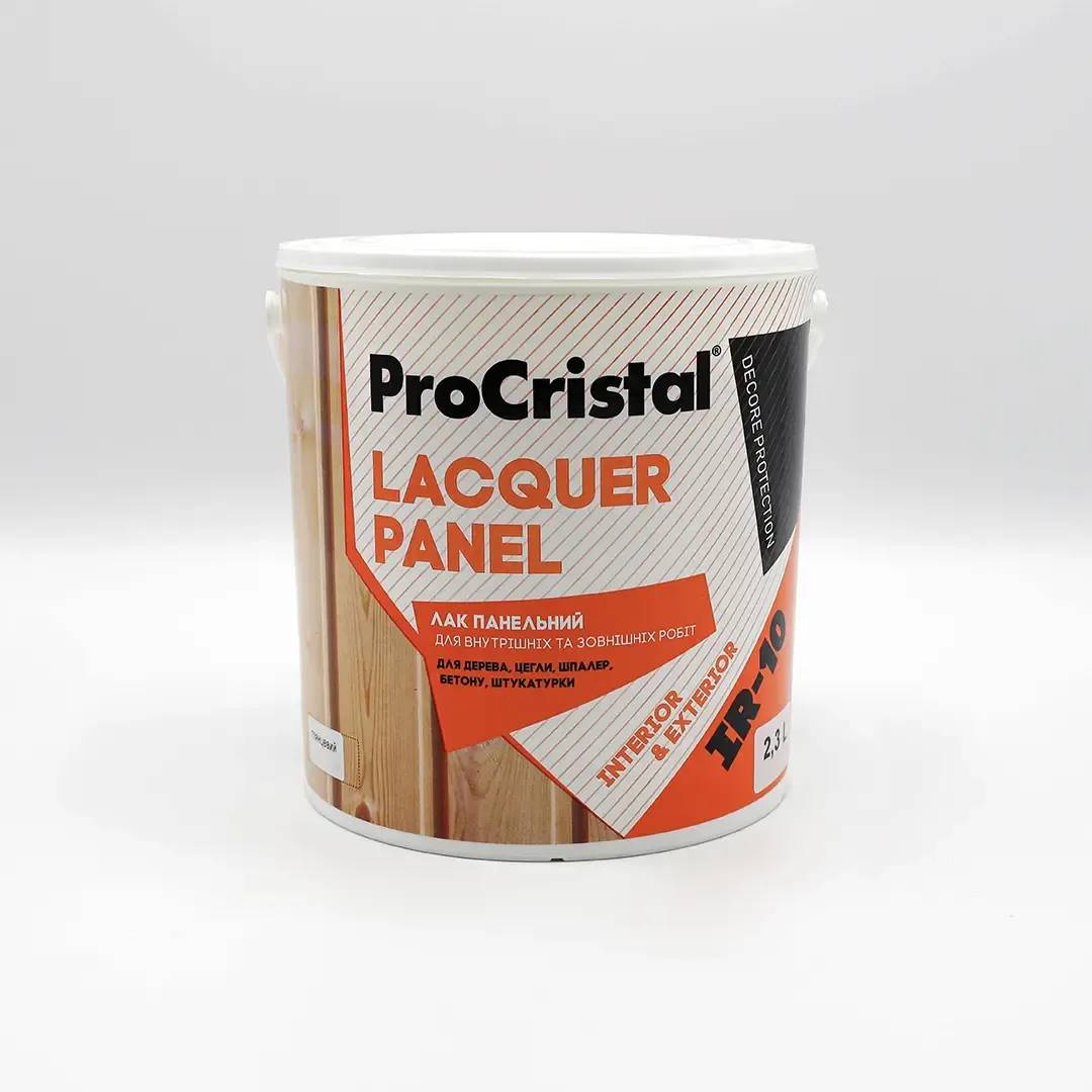Лак панельний ProCristal Lacquer Panel ІР-10, 2,31 л, безбарвний, глянсовий - 396981