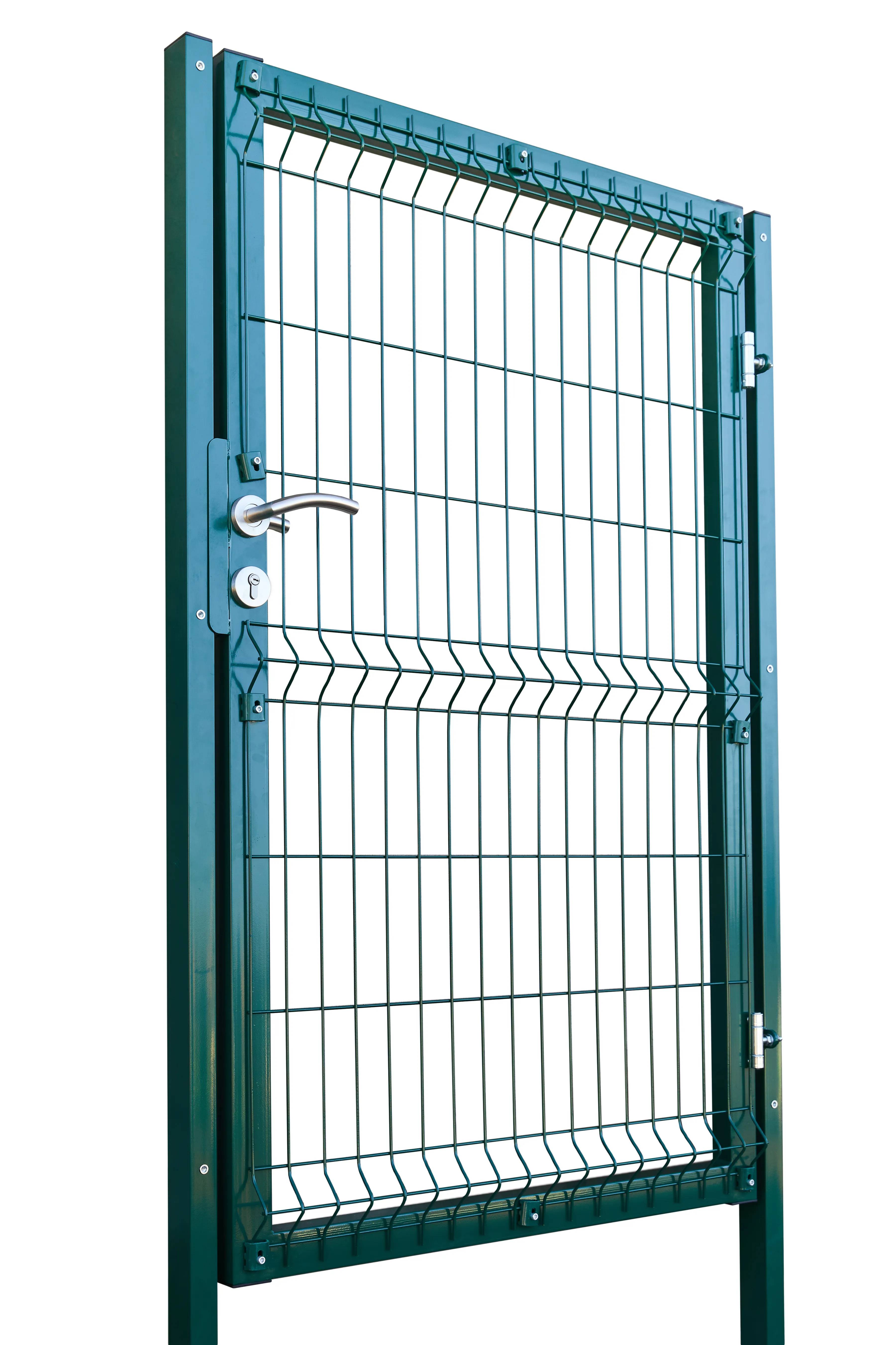Калитка Н-права цинк/полимер 4мм/4мм 1080*1000мм RAL6005 - 397068