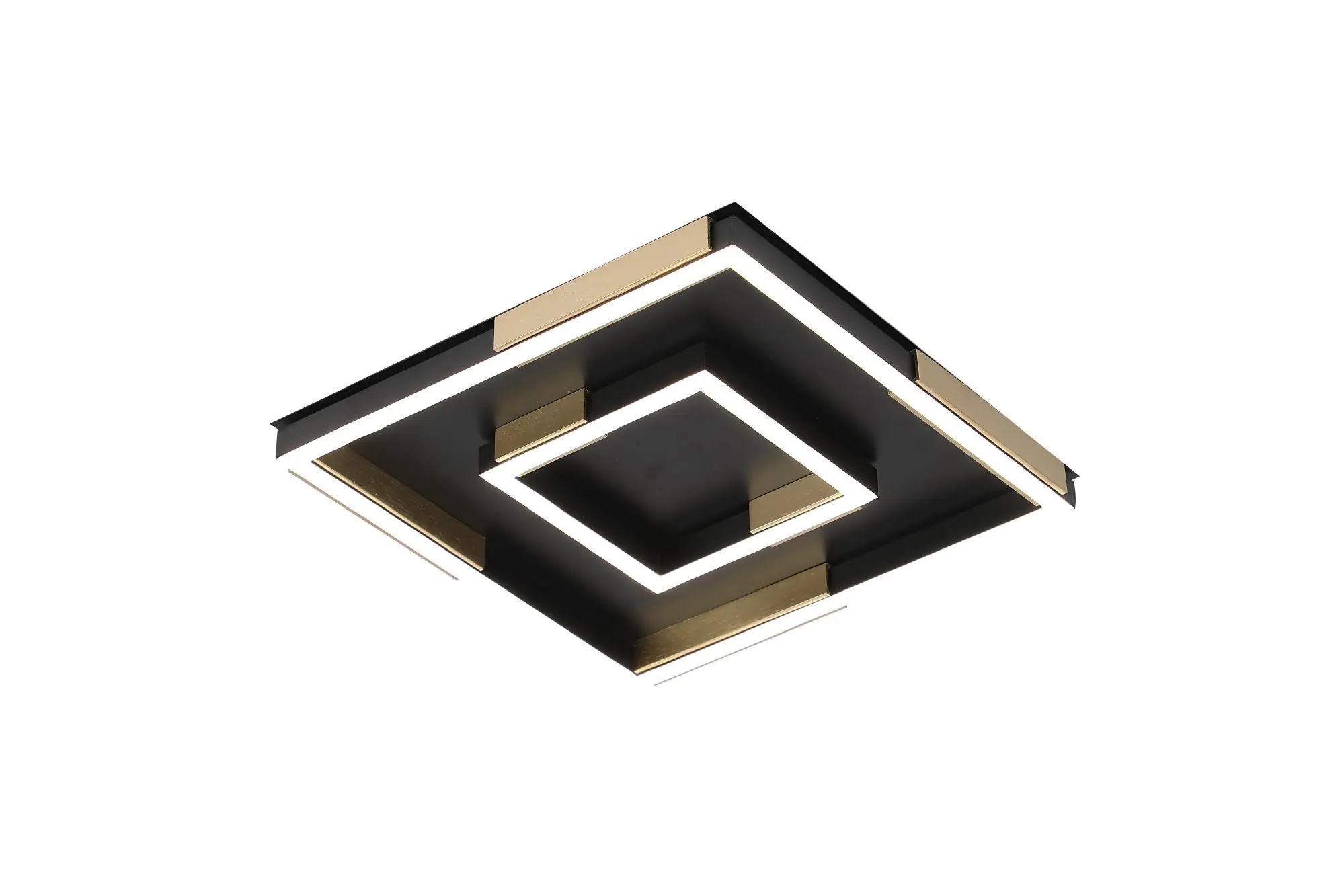 Люстра стельова VALESO 3437/300 чорна+ золотом, LED 68W - 397776