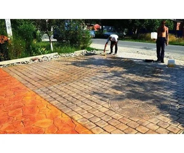 Гнучкий поліуретановий Штамп КОМПАС для друку по бетону та штукатурці. - 398227