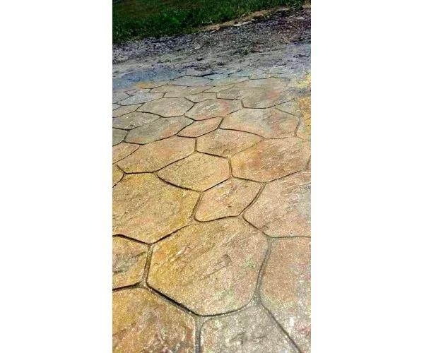 Гнучкий поліуретановий Штамп FLOWERSTONE Big для друку по бетону та штукатурці. - 398411