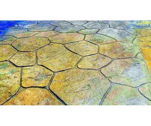 Гнучкий поліуретановий Штамп FLOWERSTONE Big для друку по бетону та штукатурці. - 398413